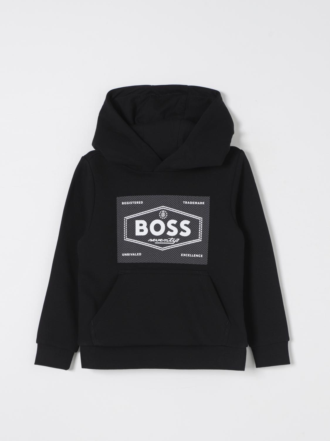 BOSS PULLOVER: Pullover kinder Boss, Schwarz - Img 1