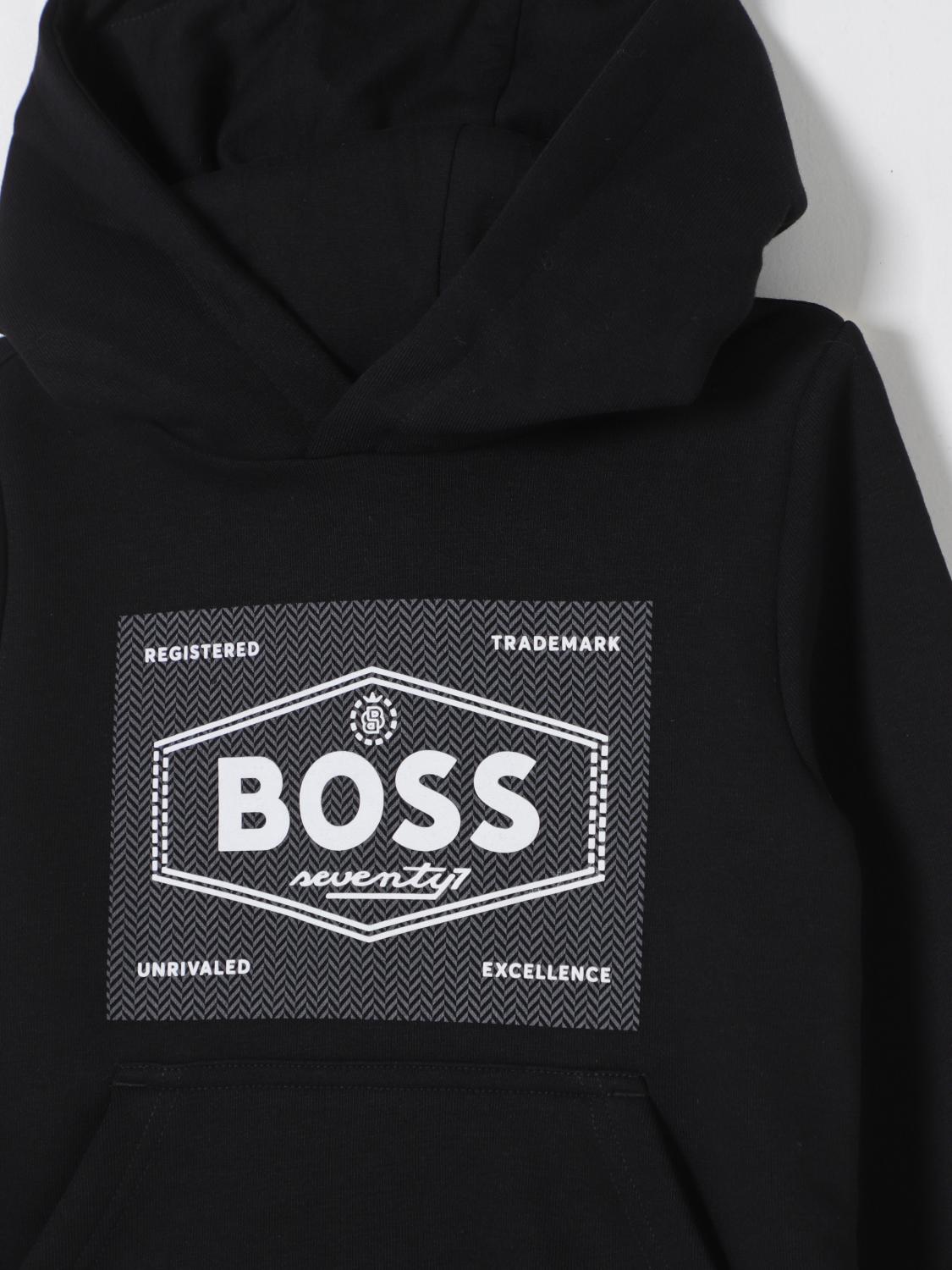 BOSS PULLOVER: Pullover kinder Boss, Schwarz - Img 3