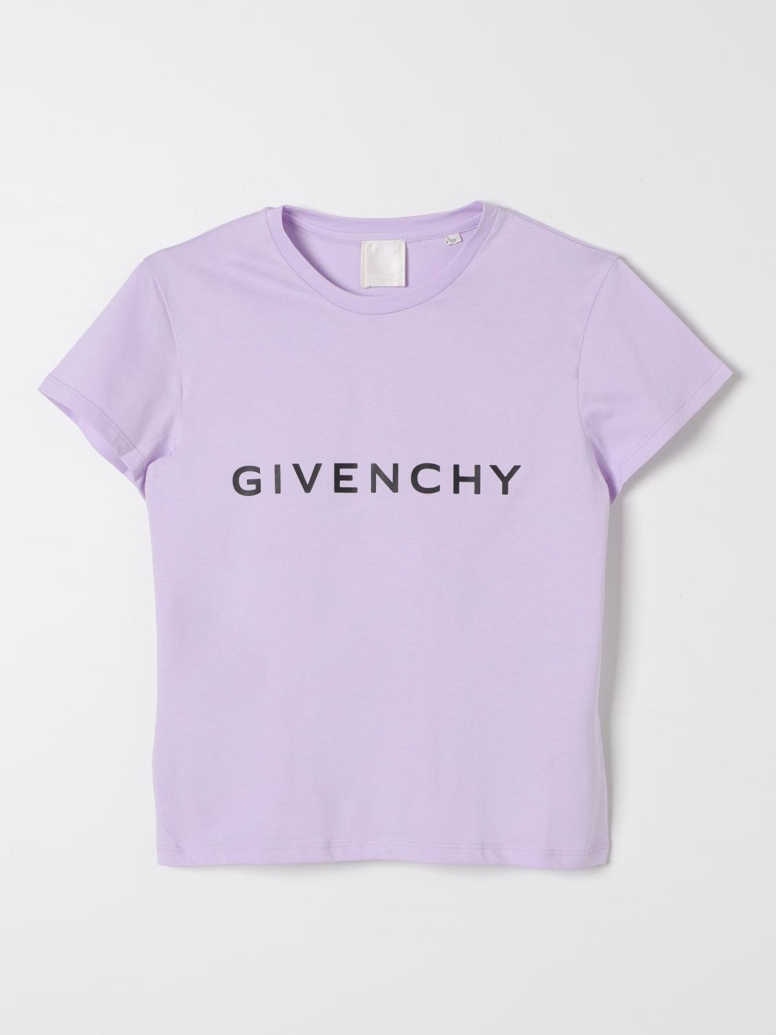 GIVENCHY T-SHIRT: T-shirt kids Givenchy, Lilac - Img 1