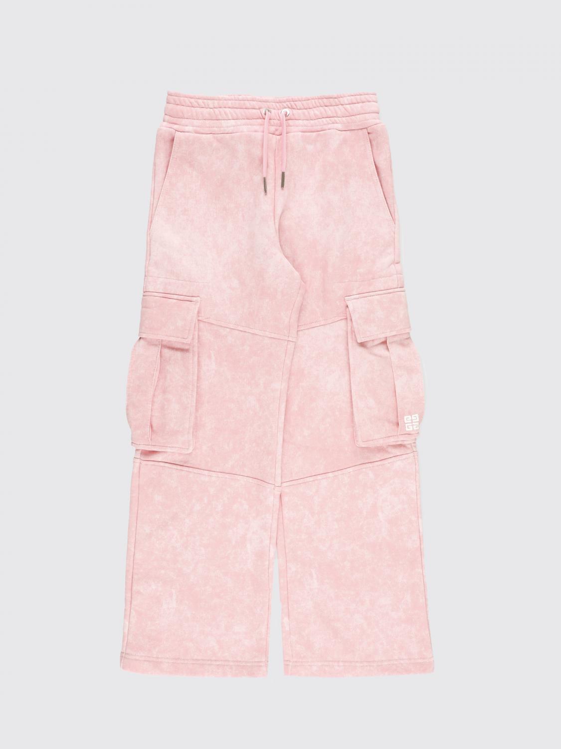 GIVENCHY PANTS: Pants kids Givenchy, Pink - Img 1