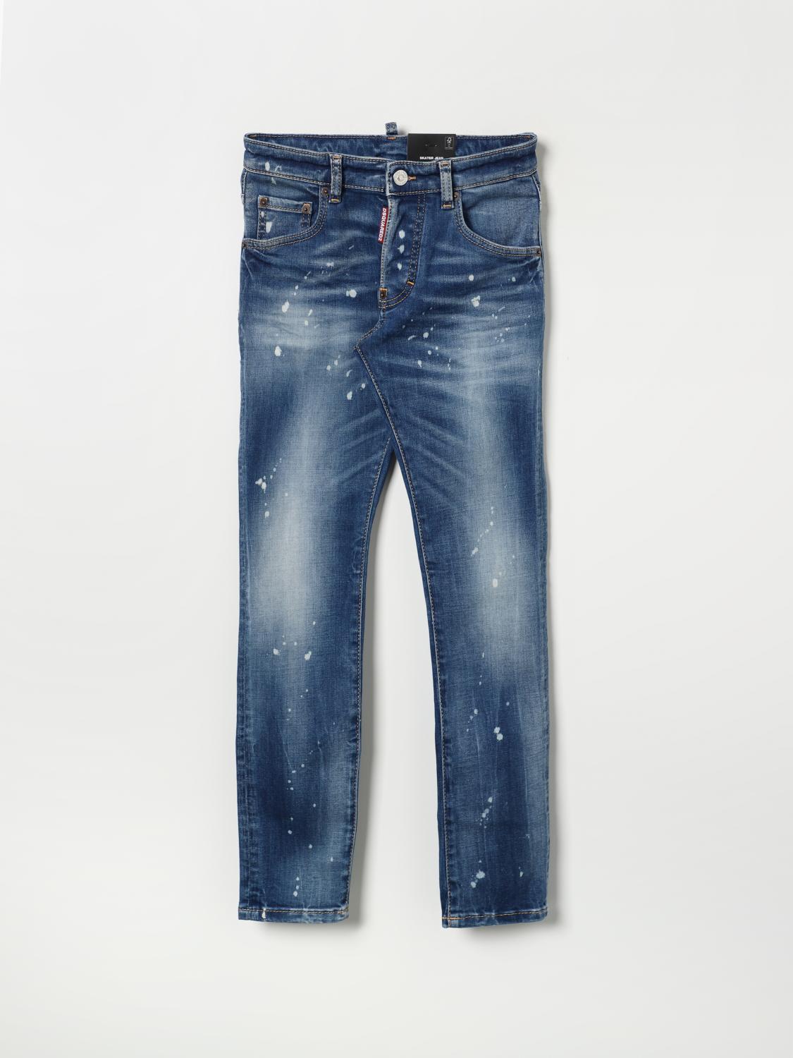 DSQUARED2 JEANS: Jeans enfant Dsquared2, Bleu - Img 1