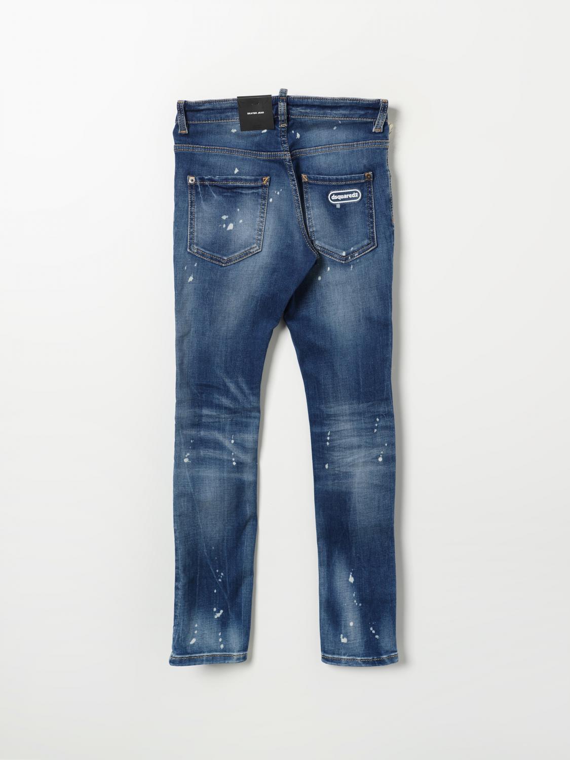 DSQUARED2 JEANS: Jeans enfant Dsquared2, Bleu - Img 2