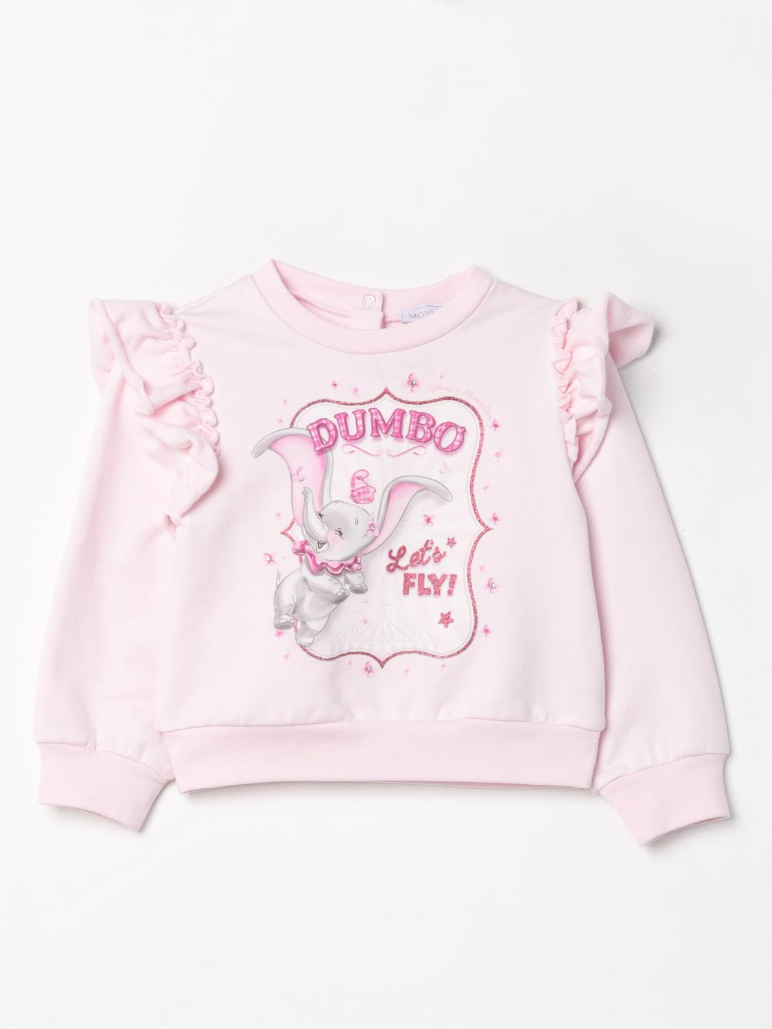 MONNALISA MAGLIA: Felpa Dumbo Monnalisa, Rosa - Img 1