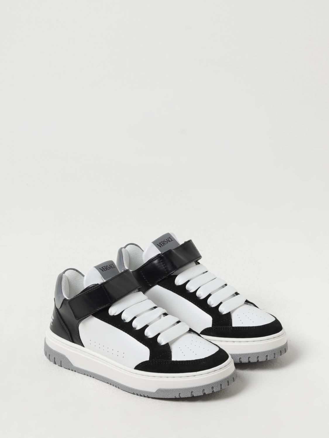 VERSACE BASKETS: Chaussures enfant Versace, Blanc - Img 2