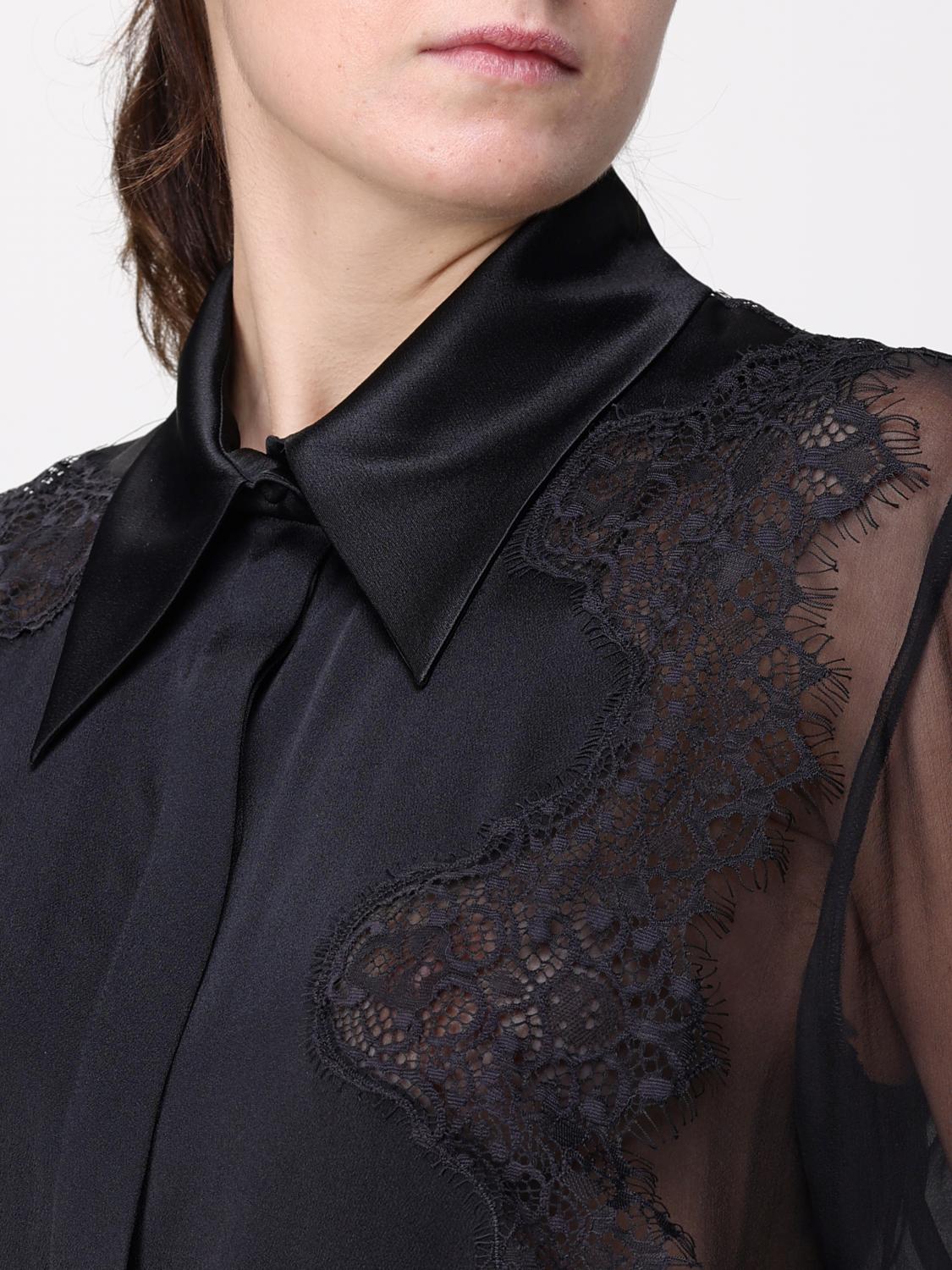 ALBERTA FERRETTI CAMISA: Camisa mujer Alberta Ferretti, Negro - Img 5