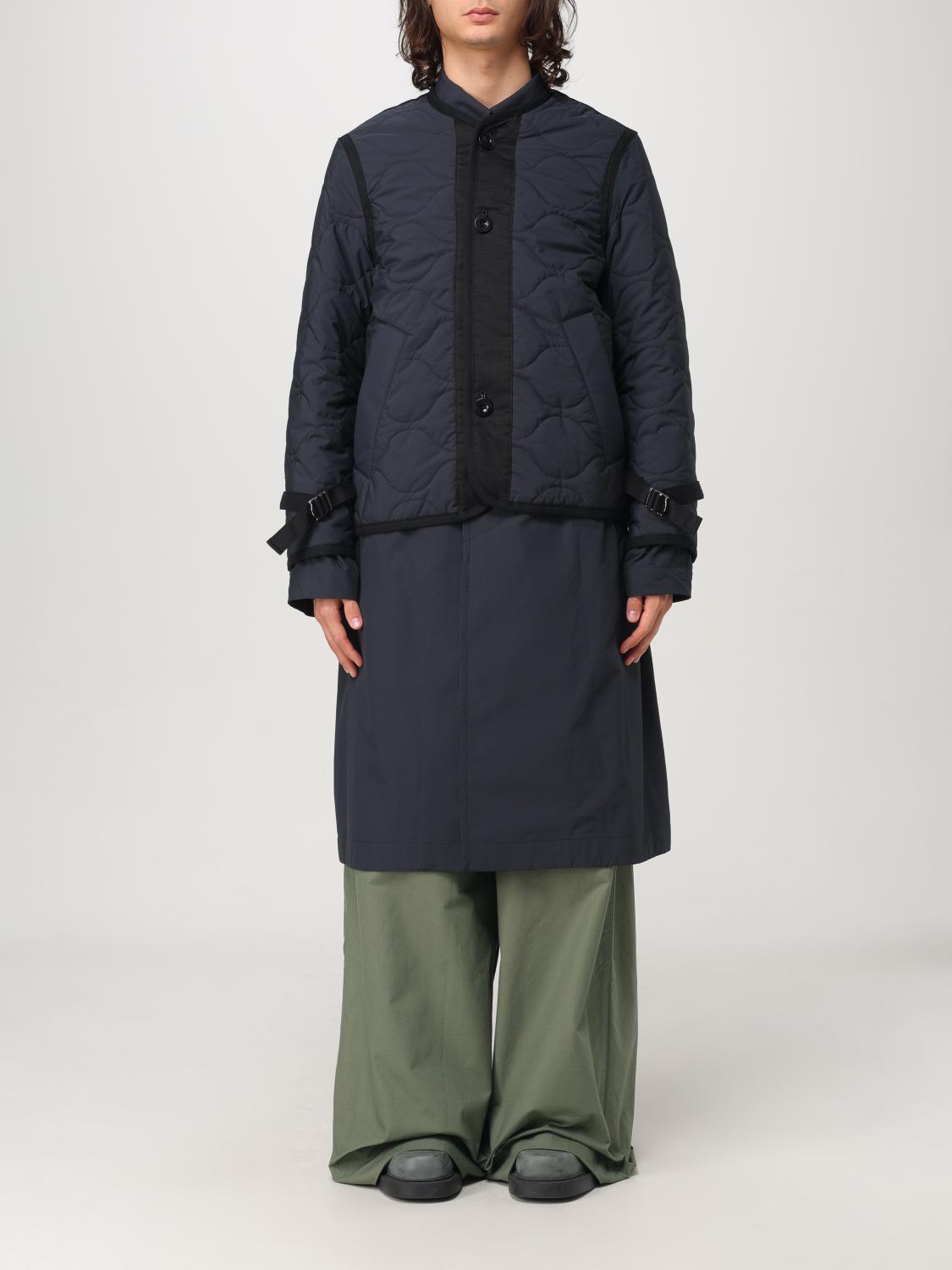 SACAI COAT: Coat men Sacai, Black - Img 1