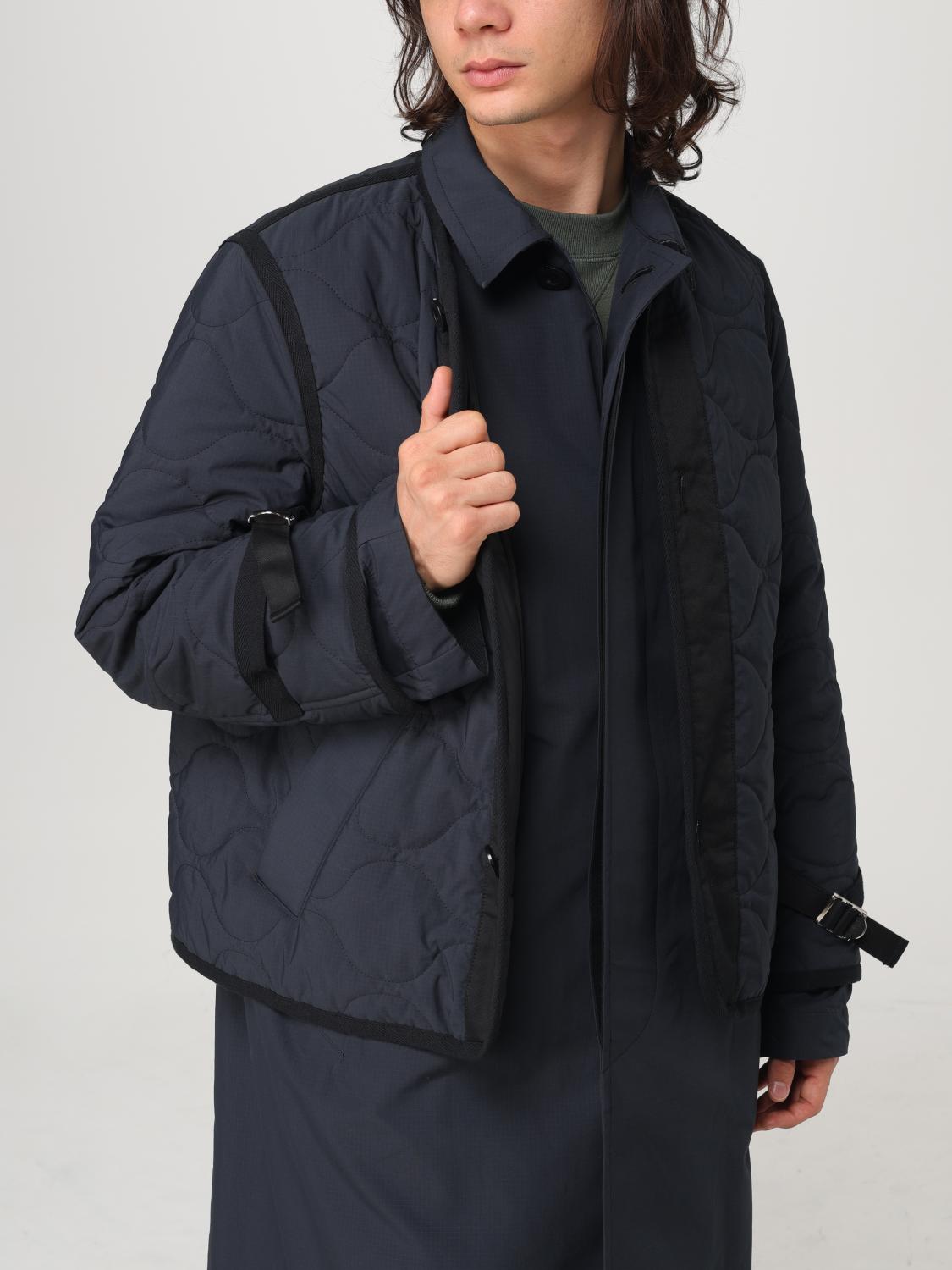 SACAI COAT: Coat men Sacai, Black - Img 5