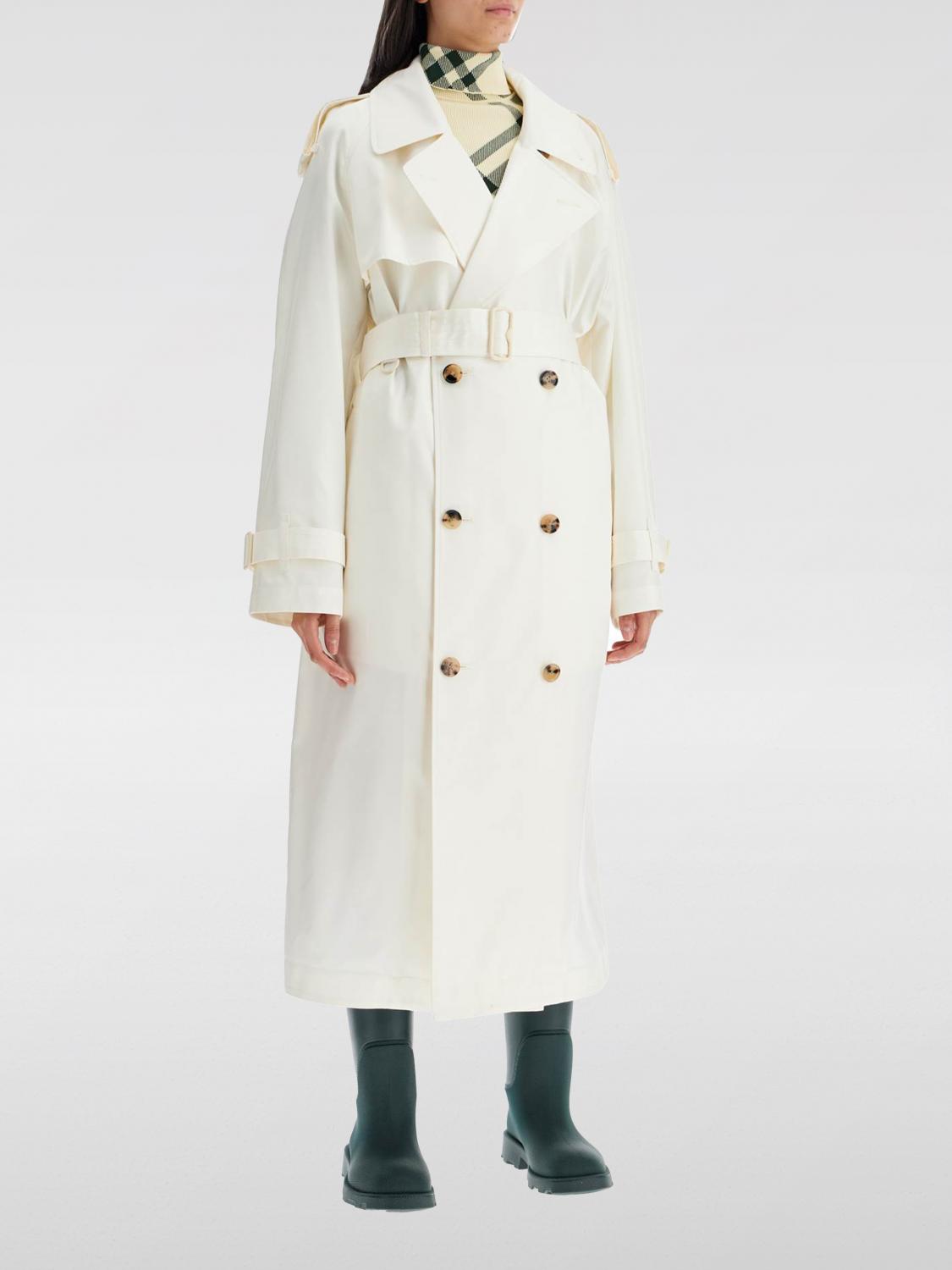 Burberry コート レディース - ホワイト | 8086313 | GIGLIO.COM