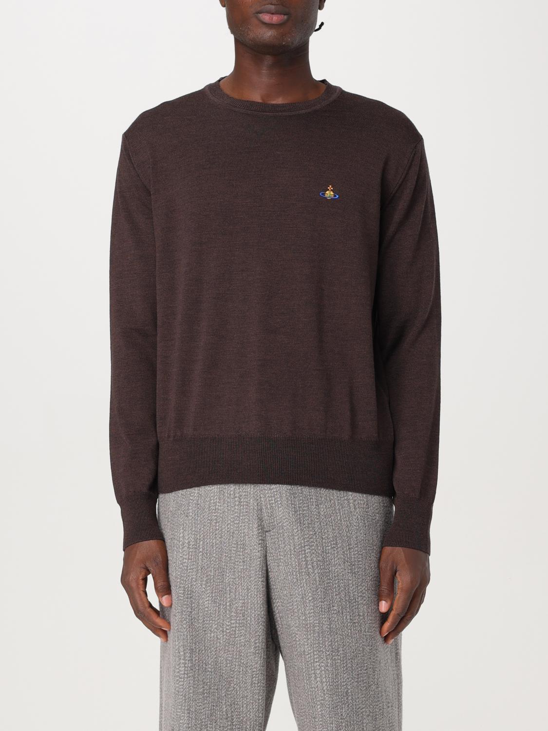 VIVIENNE WESTWOOD PULLOVER: Pullover herren Vivienne Westwood, Braun - Img 1