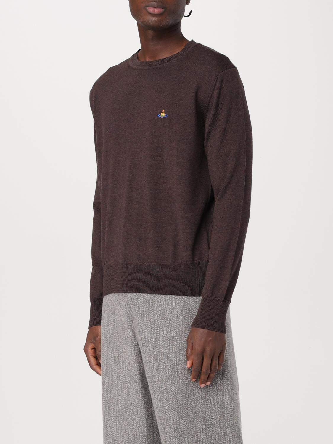 VIVIENNE WESTWOOD PULLOVER: Pullover herren Vivienne Westwood, Braun - Img 3