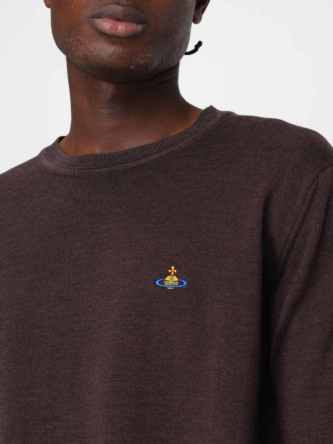 VIVIENNE WESTWOOD PULLOVER: Pullover herren Vivienne Westwood, Braun - Img 4