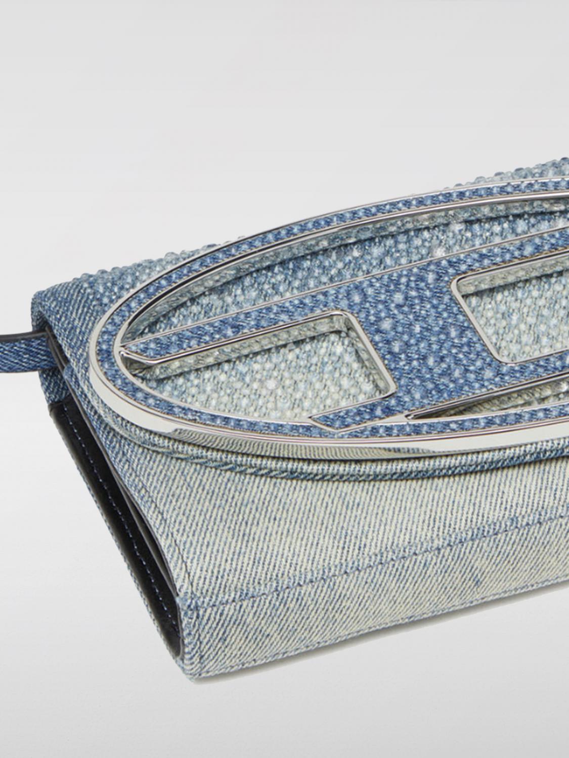 DIESEL WALLET: Wallet woman Diesel, Blue - Img 3