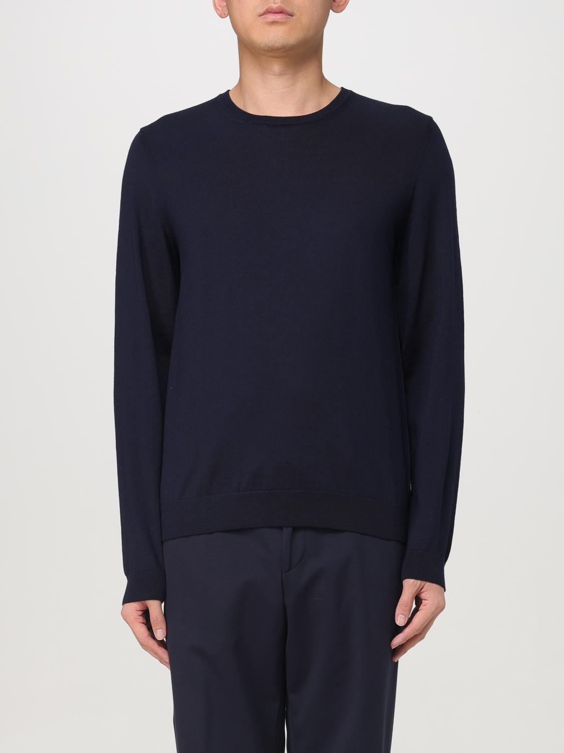 BOSS SWEATER: Sweater men Boss, Blue - Img 1