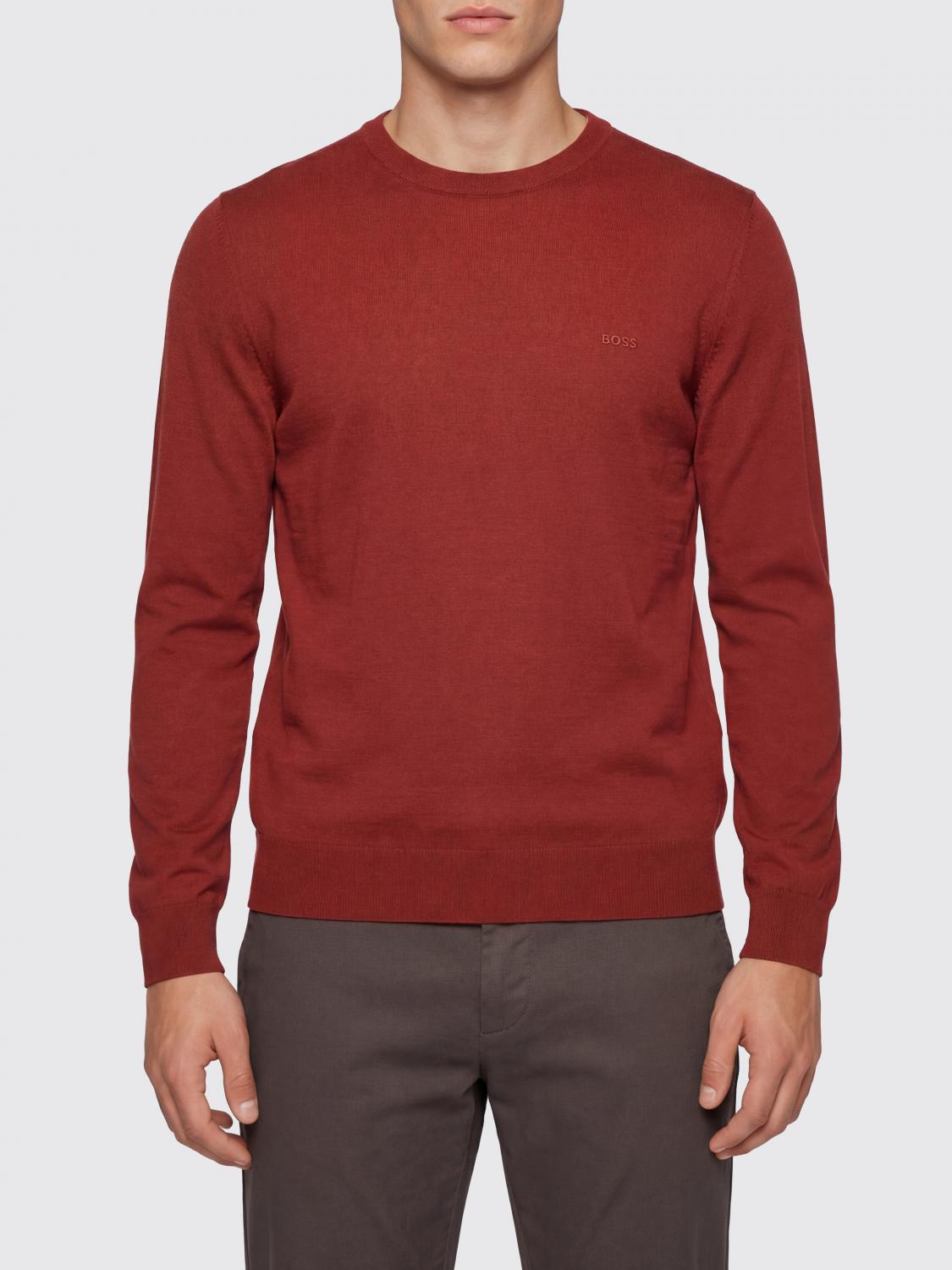 BOSS SWEATER: Sweater men Boss, Red - Img 1