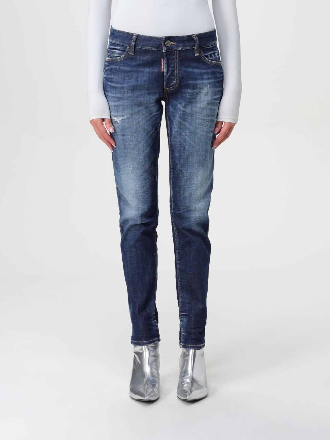 DSQUARED2 Jeans femme Bleu Jeans Dsquared2 S75LB0965S30342 en ligne sur GIGLIO.COM