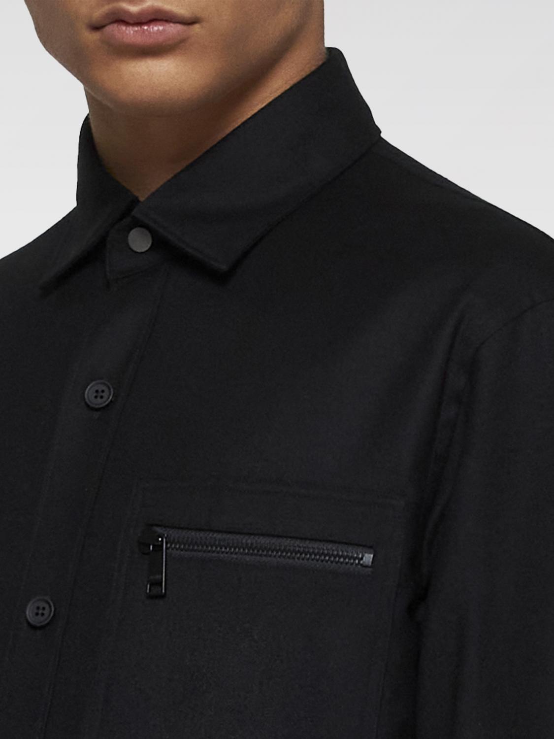 ZEGNA CAMICIA: Camicia in lana Zegna, Nero - Img 4