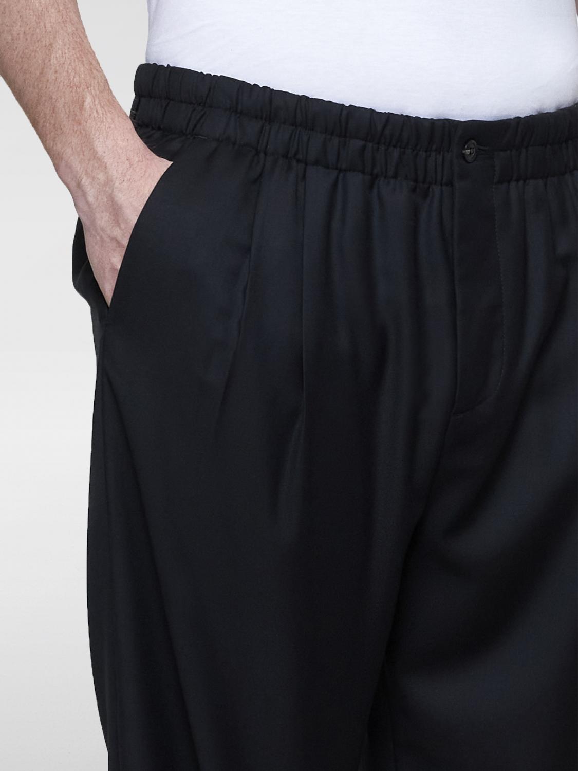 GIORGIO ARMANI PANTS: Pants men Giorgio Armani, Black - Img 3