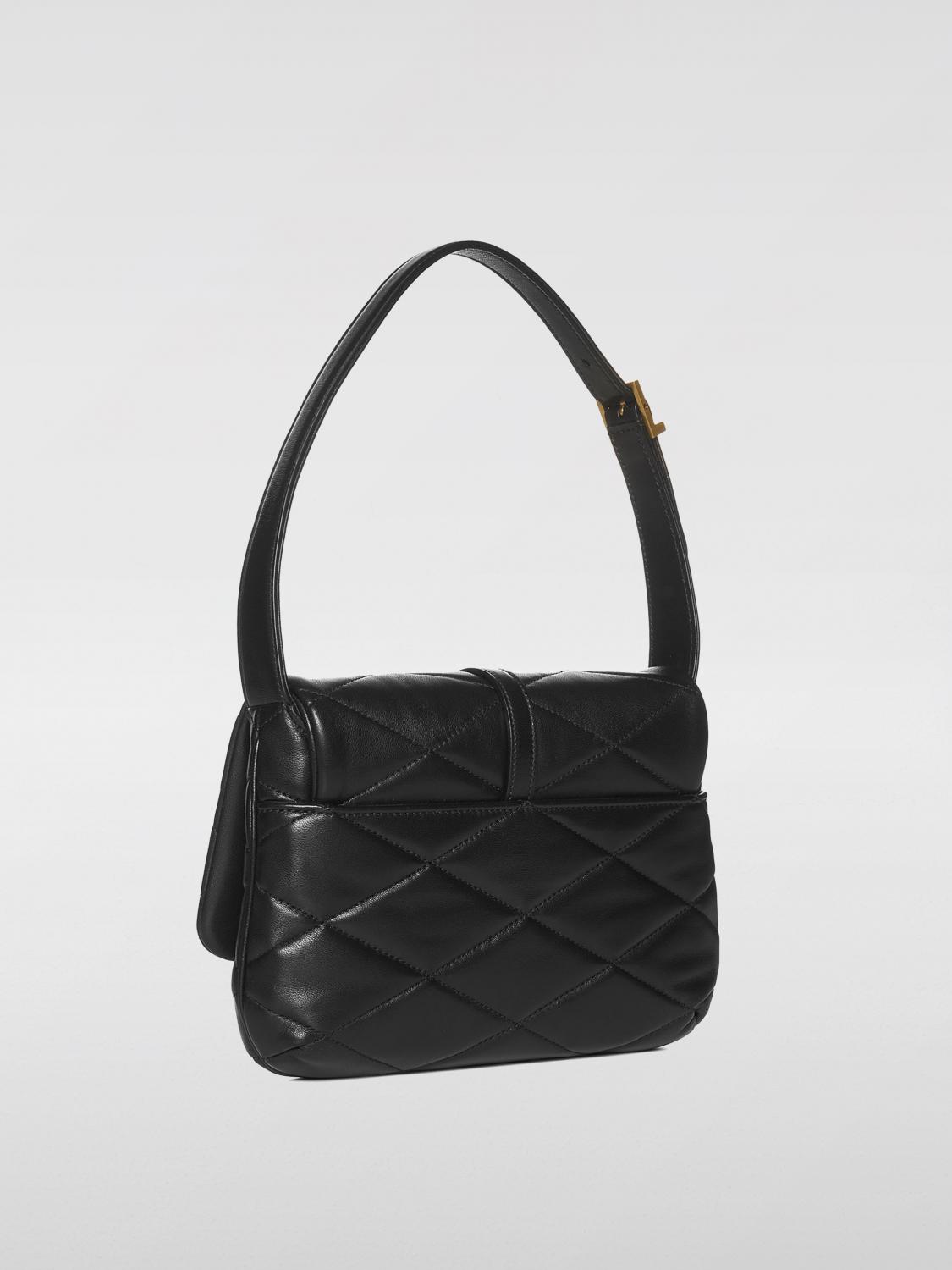 SAINT LAURENT SCHULTERTASCHE: Schultertasche damen Saint Laurent, Schwarz - Img 2
