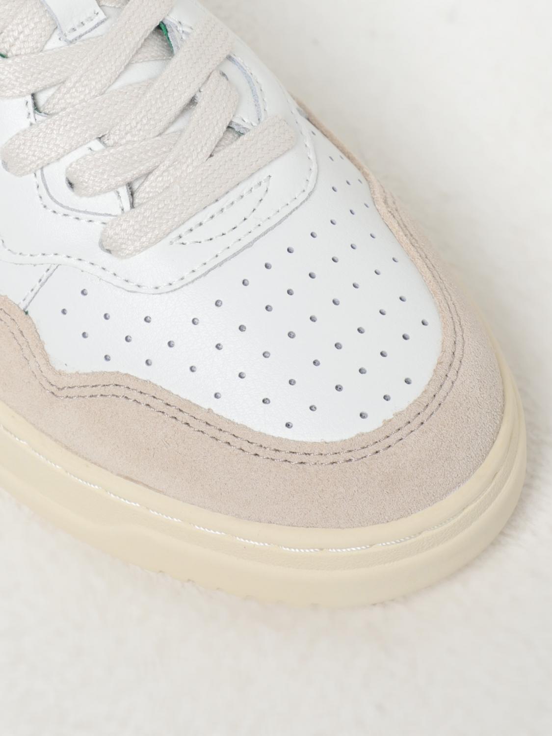 スニーカー AUTRY Woman Sneakers Green AULWMA05 Autry Medalist Low Sneakers In White And Green Leather