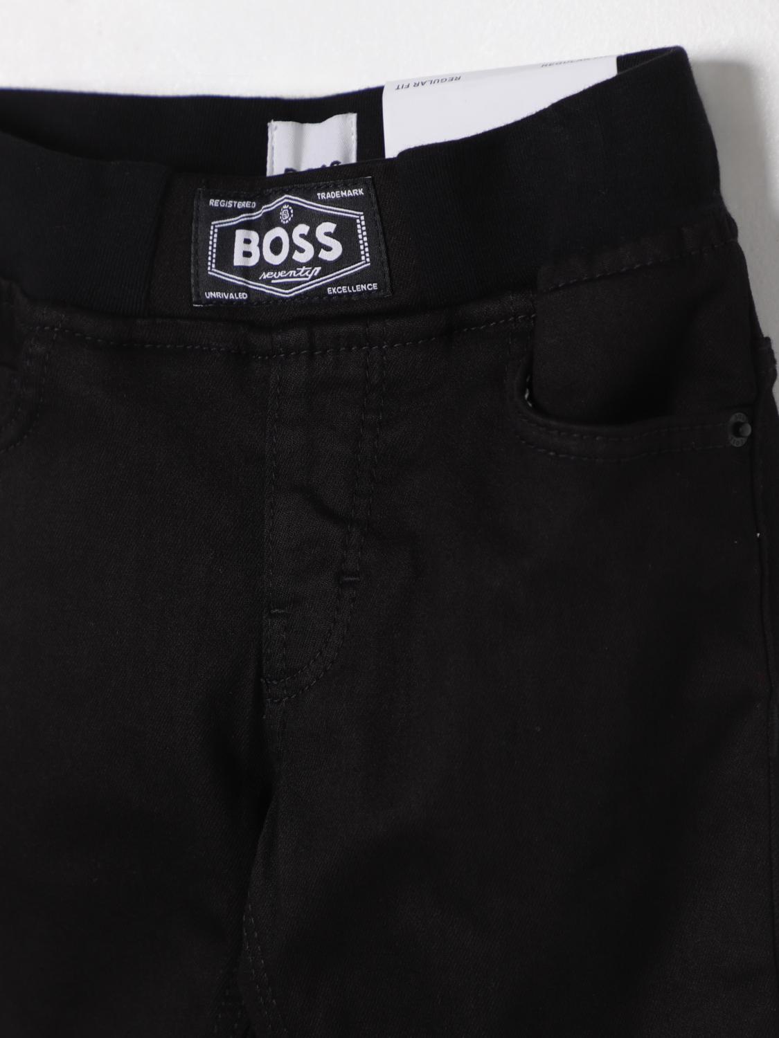 BOSS JEANS: Jeans Boss in denim , Nero - Img 3