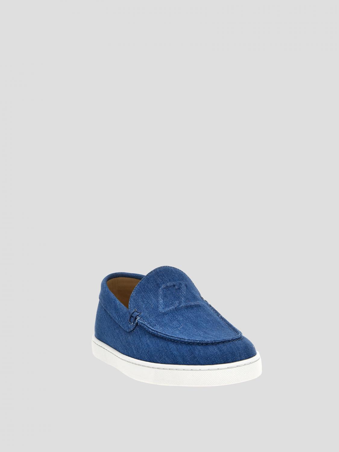 CHRISTIAN LOUBOUTIN LOAFERS: Shoes men Christian Louboutin, Blue - Img 2