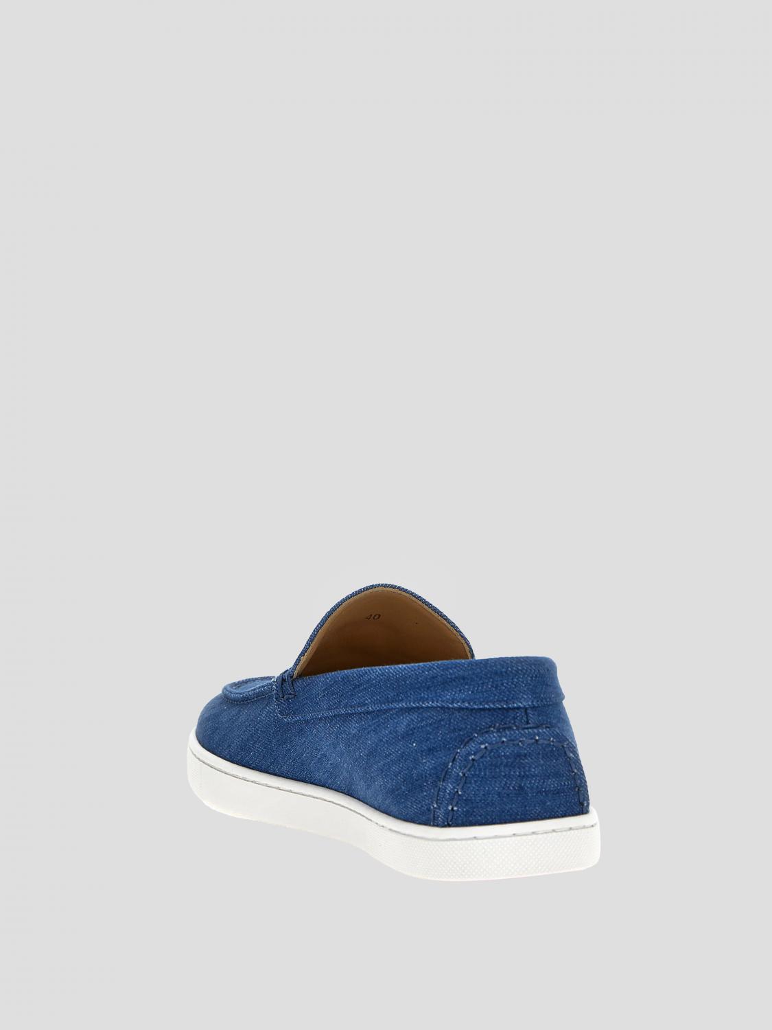 CHRISTIAN LOUBOUTIN LOAFERS: Shoes men Christian Louboutin, Blue - Img 3