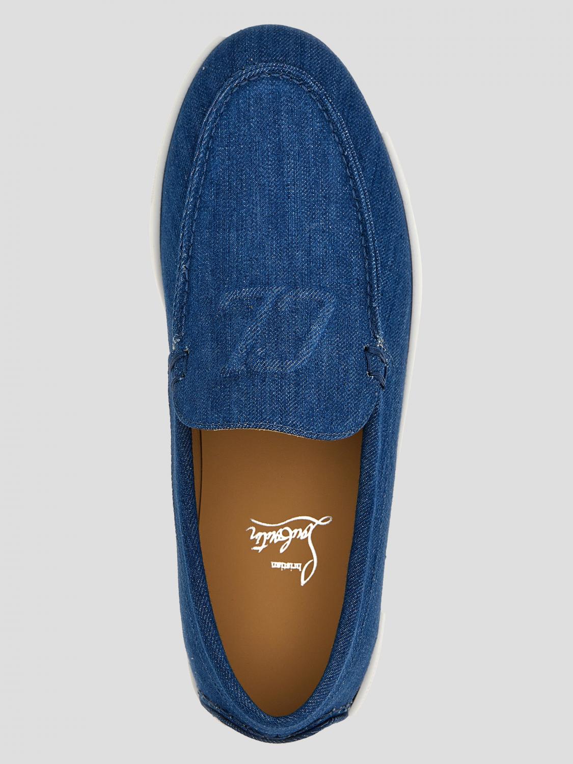 CHRISTIAN LOUBOUTIN LOAFERS: Shoes men Christian Louboutin, Blue - Img 4