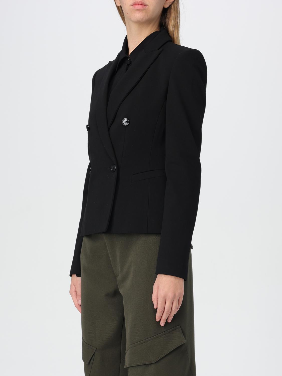 DONDUP BLAZER: Blazer doppiopetto Dondup in misto viscosa , Nero - Img 3