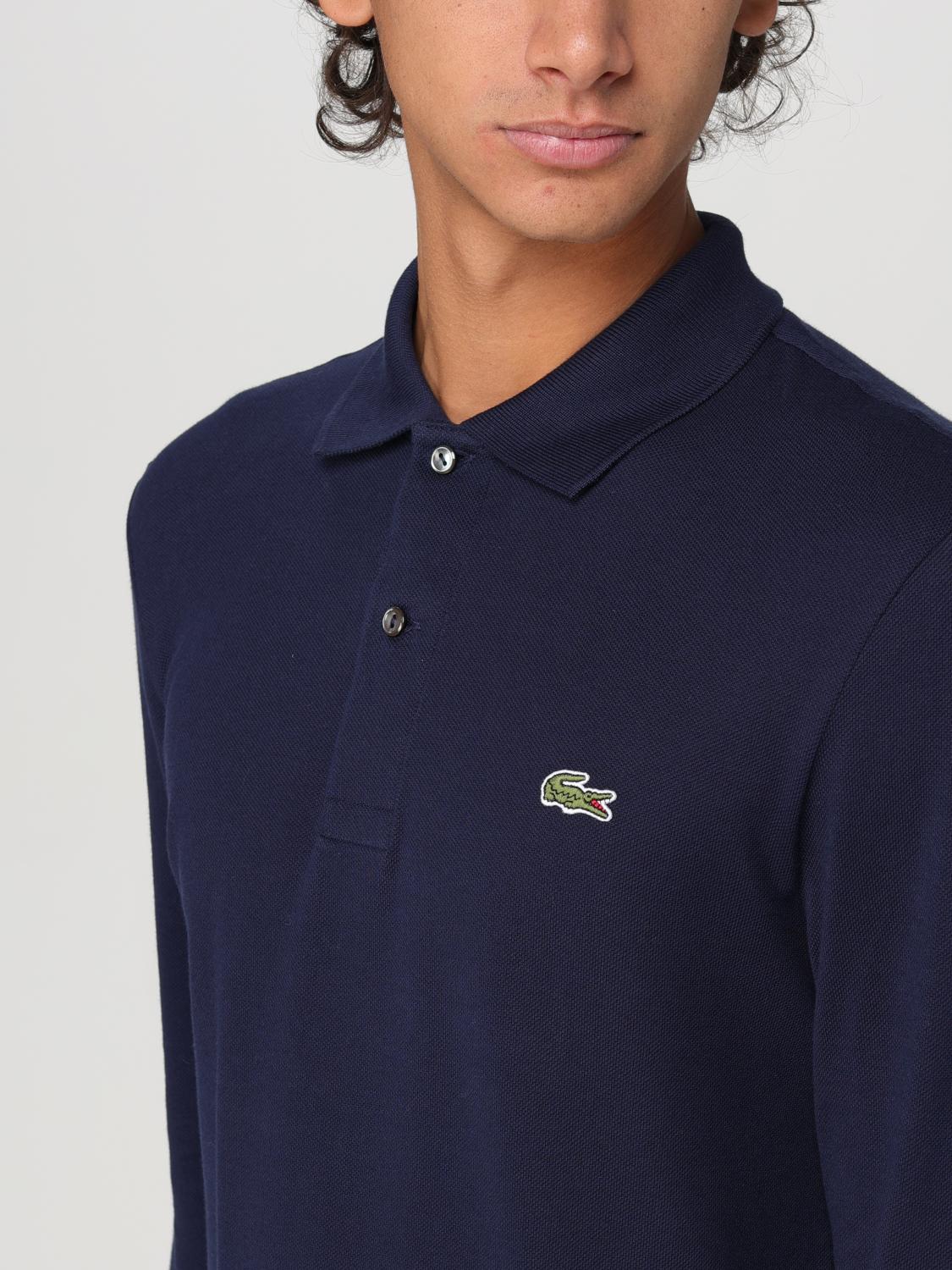 LACOSTE POLO: Polo Lacoste in cotone con logo , Blue - Img 3