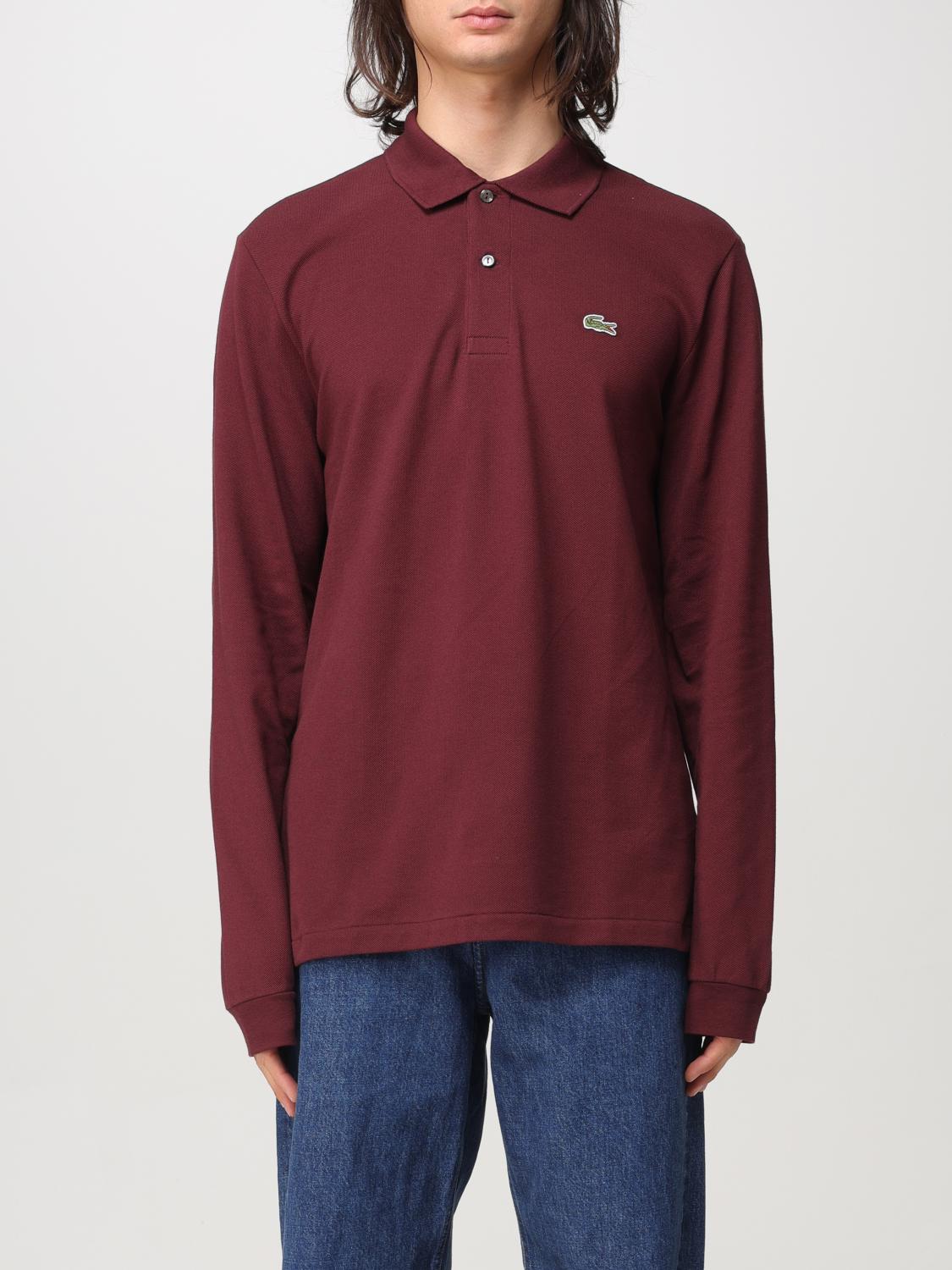 LACOSTE POLO SHIRT: Polo shirt men Lacoste, Wine - Img 1