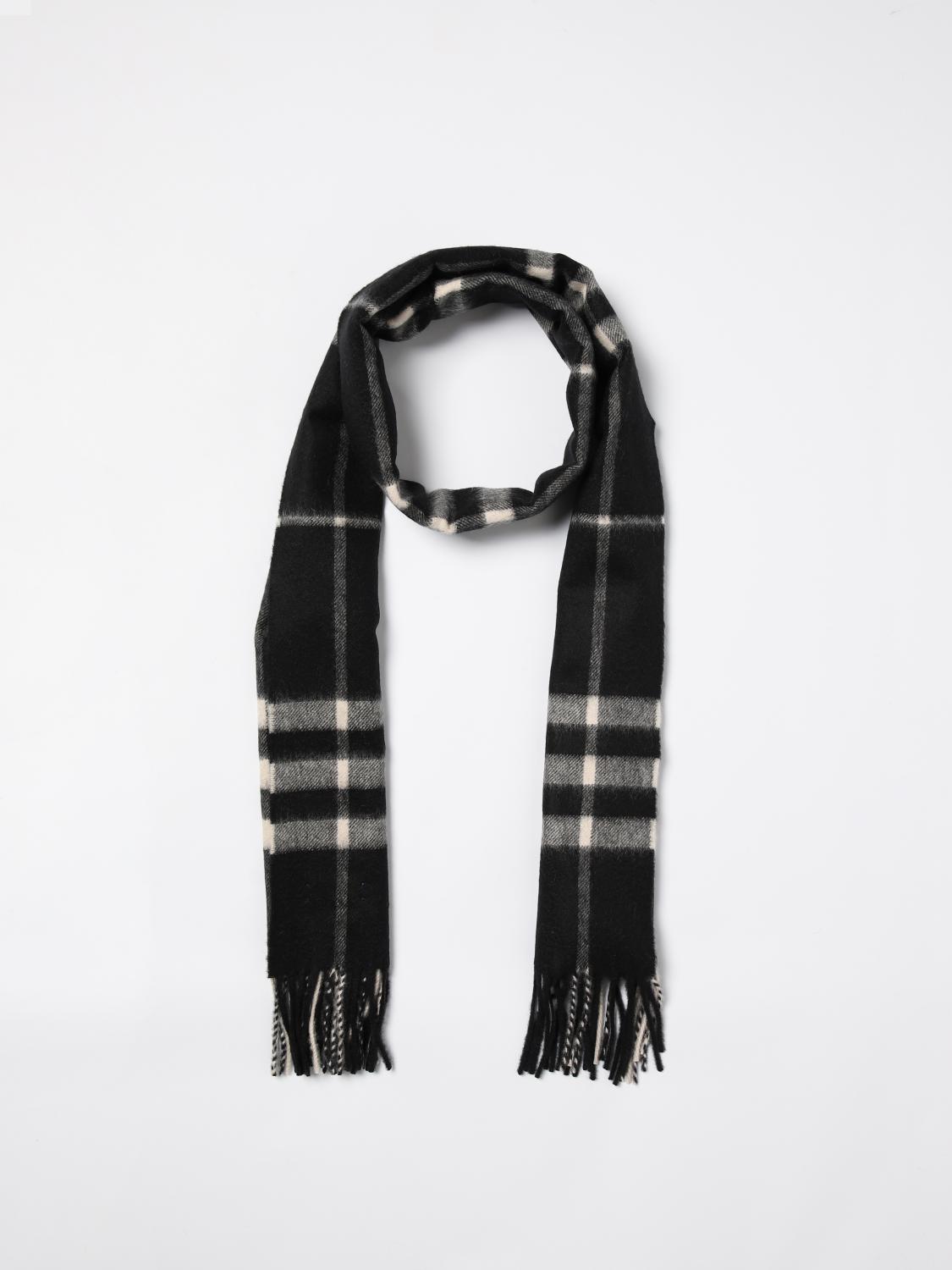 BURBERRY SCARF: Scarf men Burberry, Black - Img 5