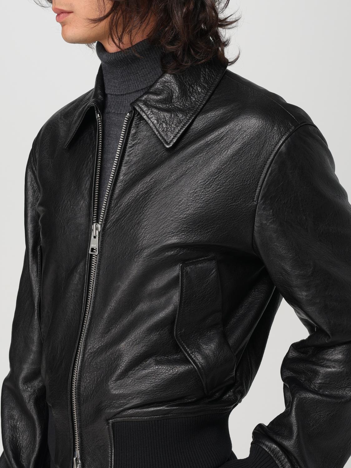 AMI PARIS JACKET: Coat men Ami Paris, Black - Img 5