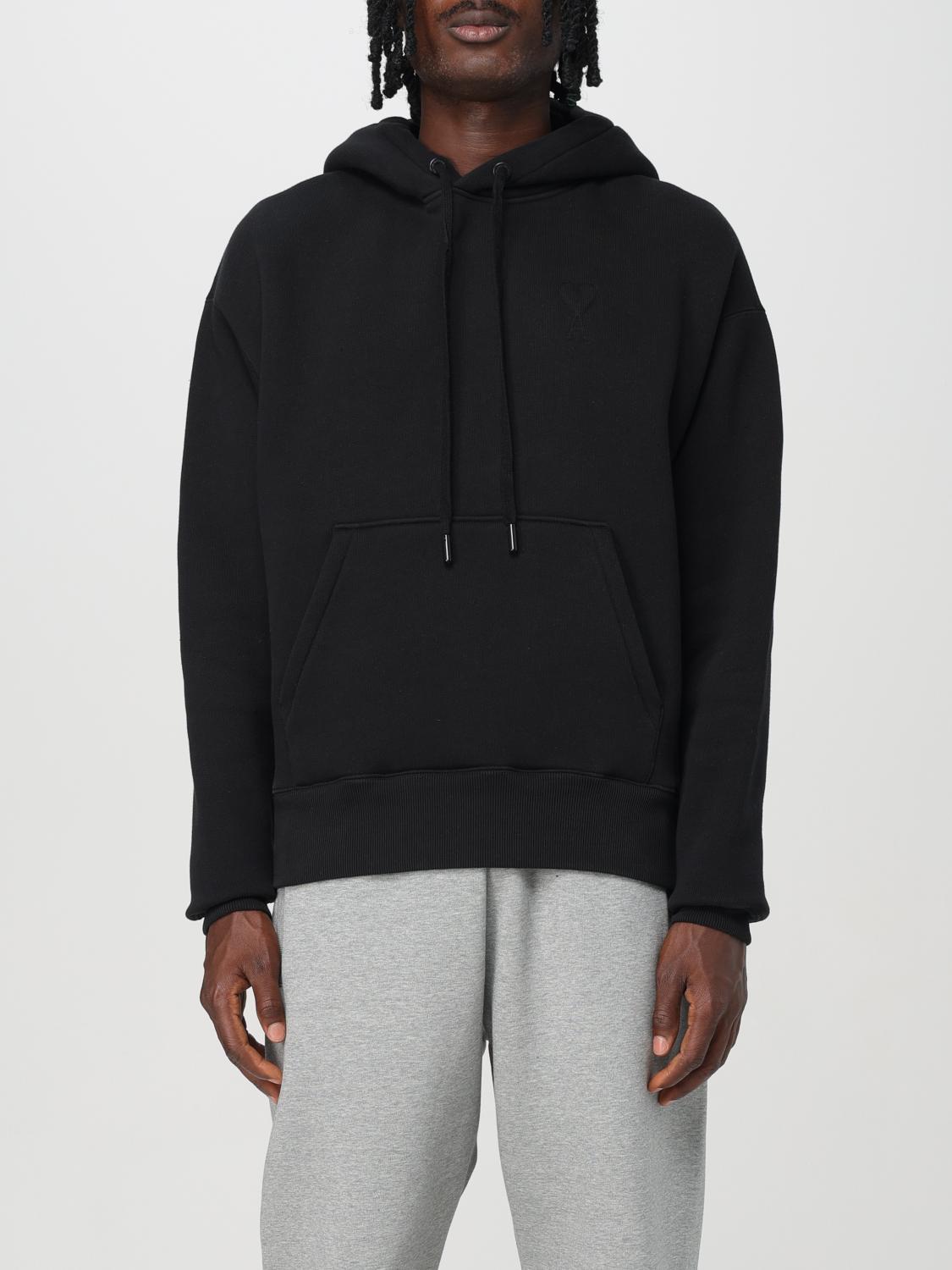 AMI PARIS SWEATSHIRT: Sweatshirt men Ami Paris, Black - Img 1