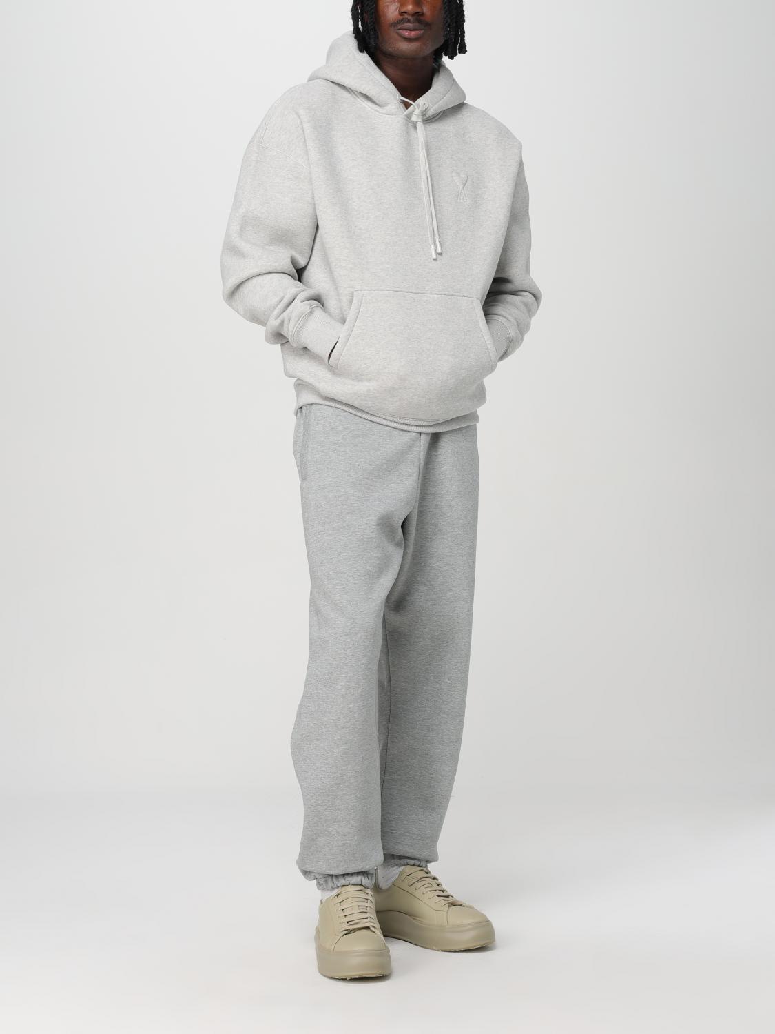 AMI PARIS SWEATSHIRT: Sweatshirt men Ami Paris, Grey - Img 2