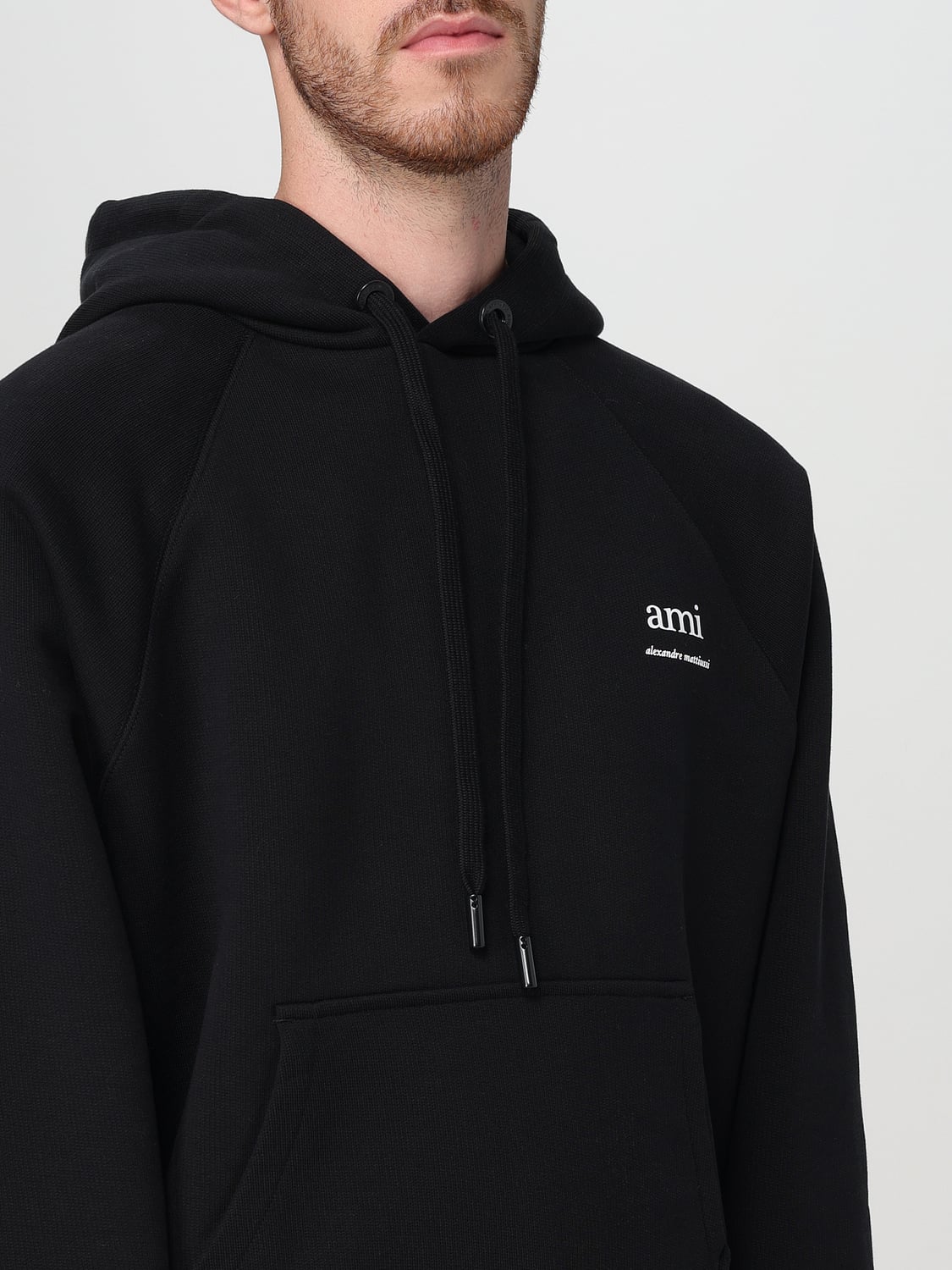 Ami Ropa Ami Paris Sudadera hombre - Negro | USW224747 | GIGLIO.COM