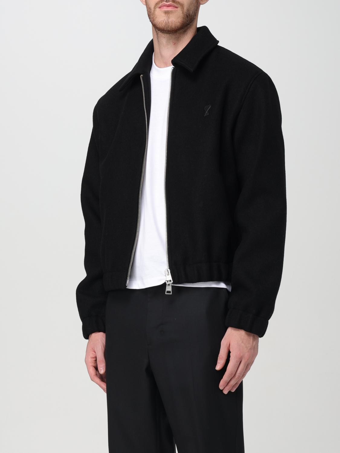 AMI PARIS JACKE: Jacke herren Ami Paris, Schwarz - Img 4