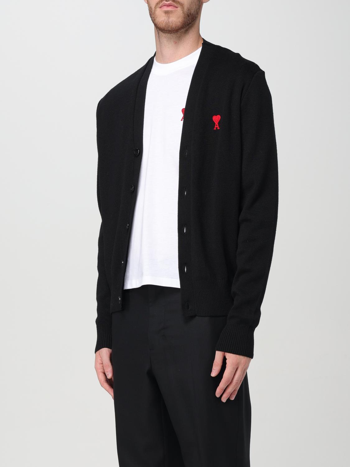AMI PARIS CARDIGAN: Sweater men Ami Paris, Black - Img 4