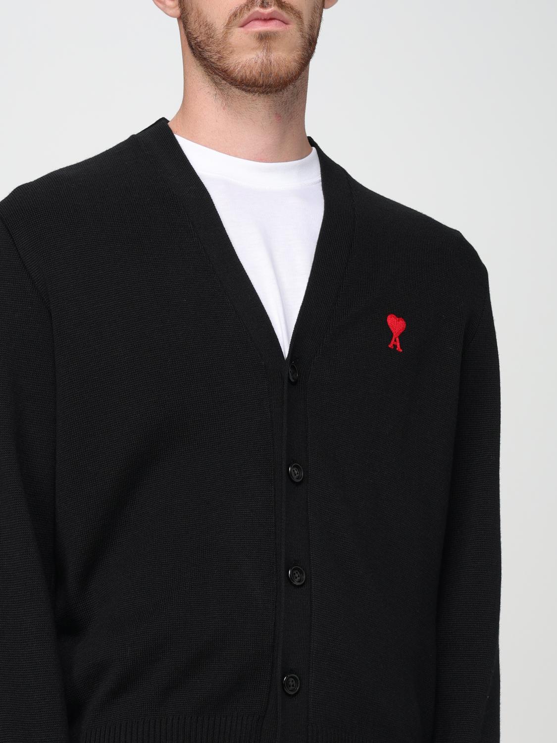 AMI PARIS CARDIGAN: Sweater men Ami Paris, Black - Img 5