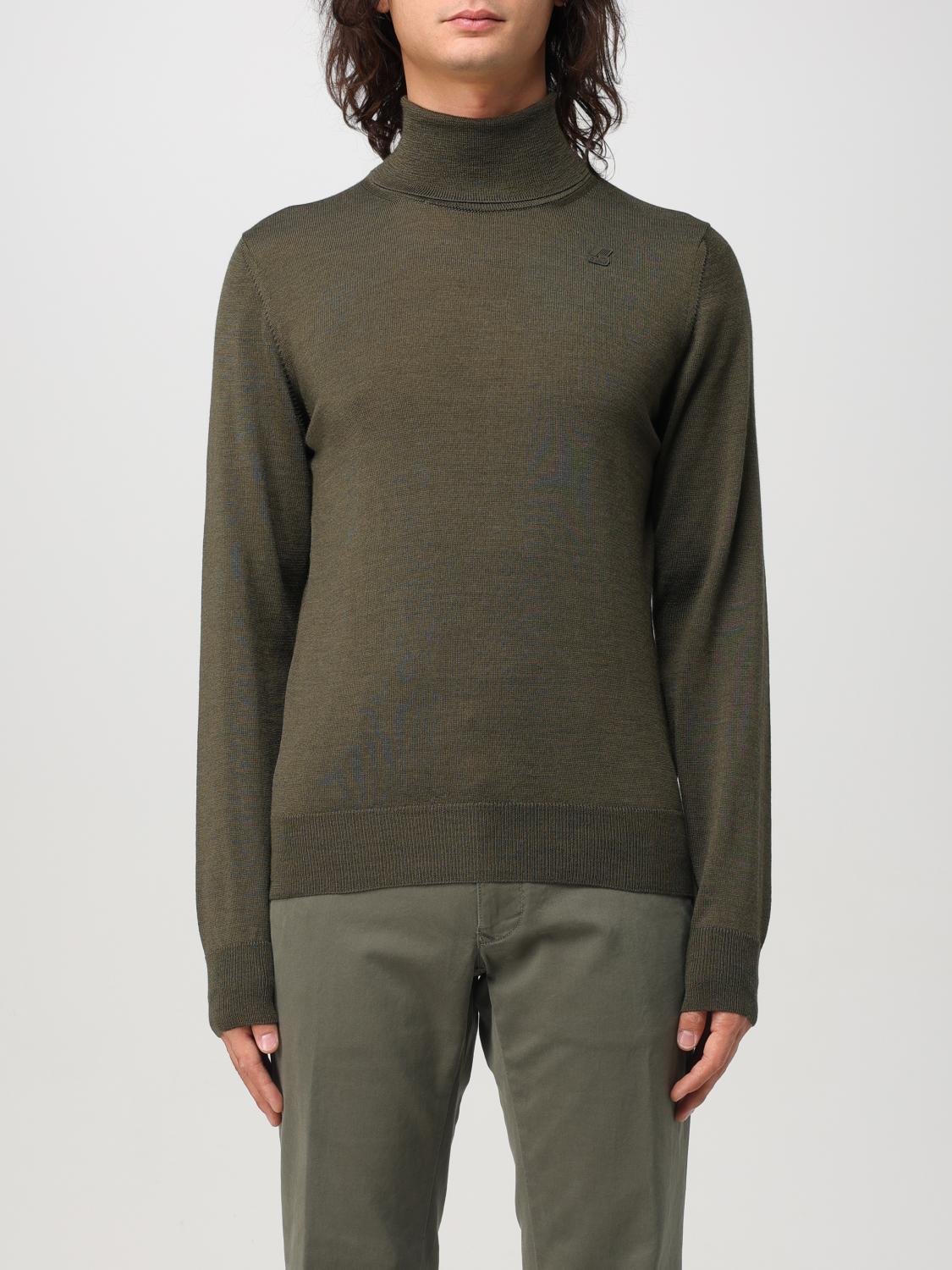 K-WAY SWEATER: Sweater men K-way, Military - Img 1