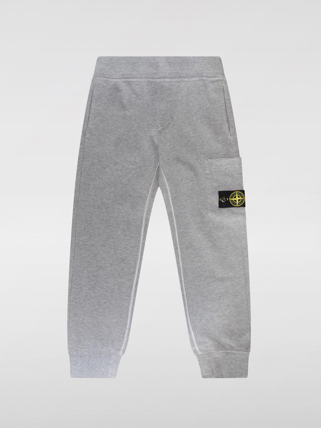 STONE ISLAND JUNIOR PANTALON: Pantalon enfant Stone Island, Gris - Img 1