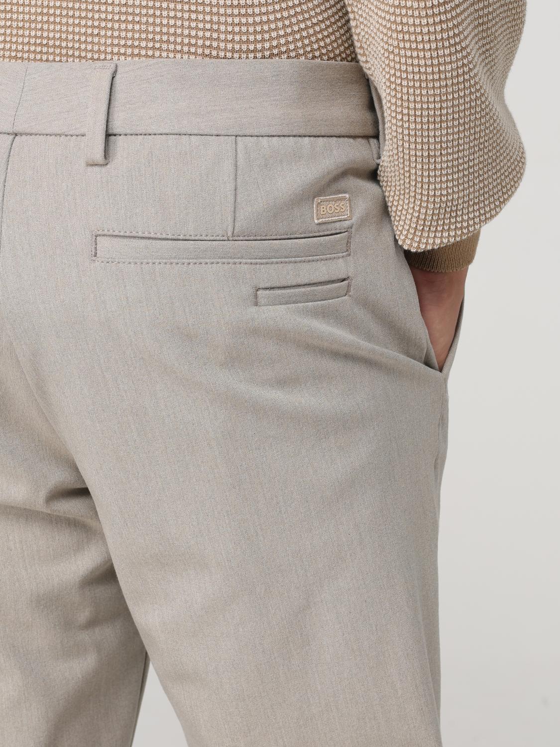BOSS PANTALONI: Pantalone Boss in misto viscosa , Beige - Img 3