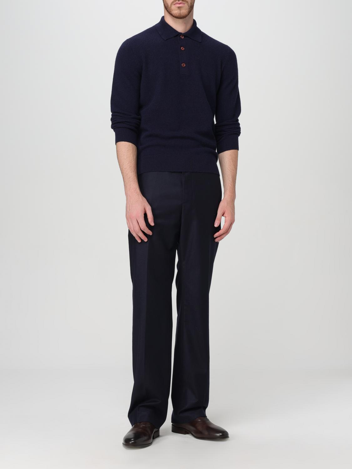 AMI PARIS PANTALONI: 팬츠 남성 Ami Paris, 블루 - Img 2