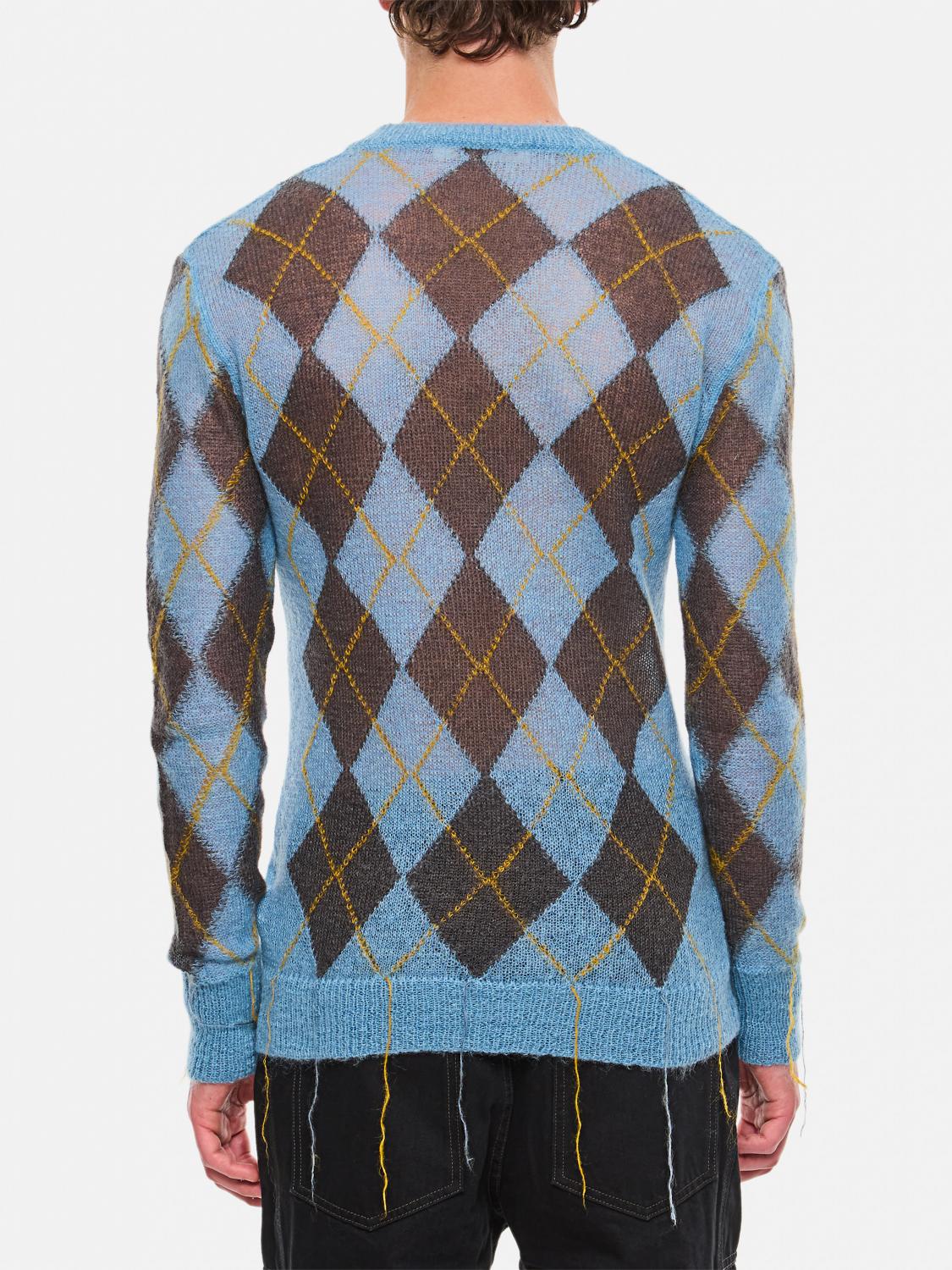 MARNI SWEATER: Sweater men Marni, Gnawed Blue - Img 3