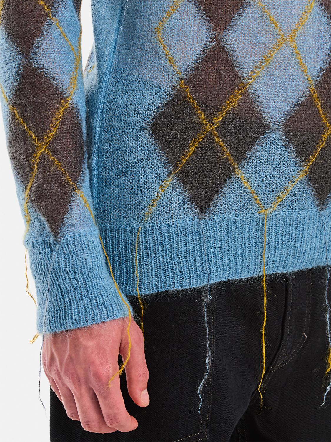 MARNI SWEATER: Sweater men Marni, Gnawed Blue - Img 4