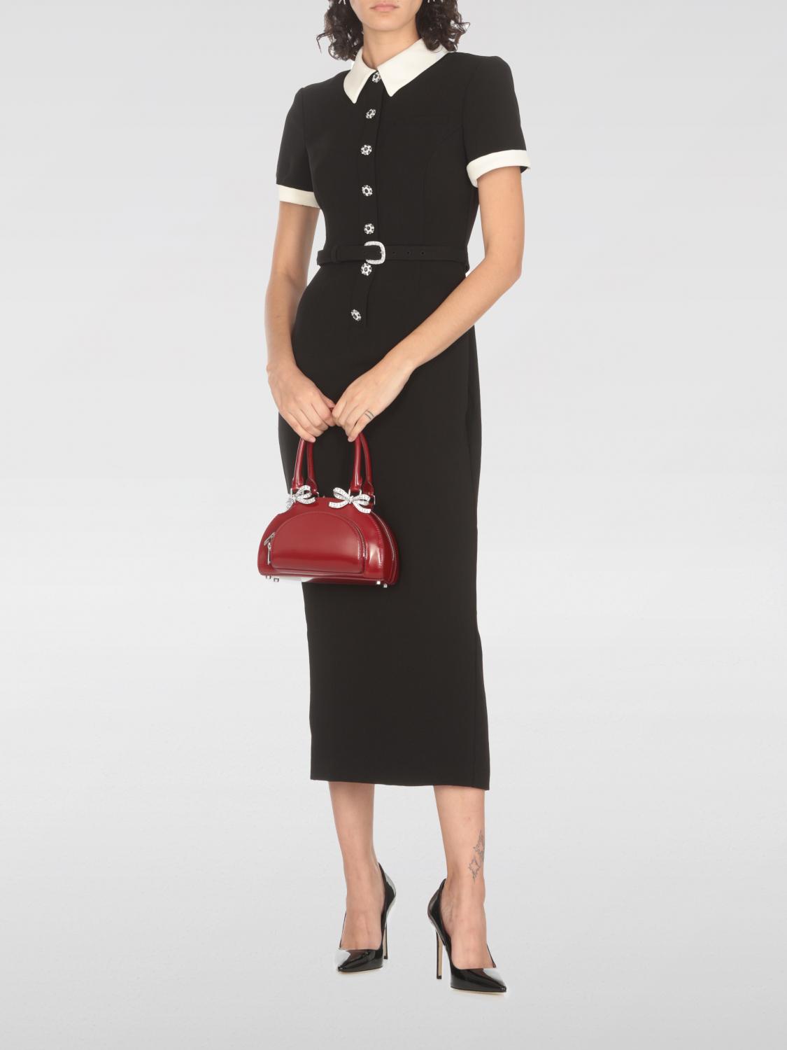 self portrait leather dress Self-Portrait woman - Black Spruce