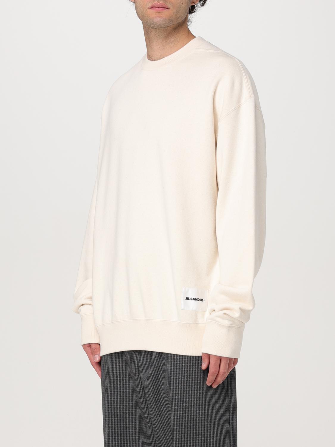 JIL SANDER SWEATSHIRT: Sweatshirt men Jil Sander, Ivory - Img 4