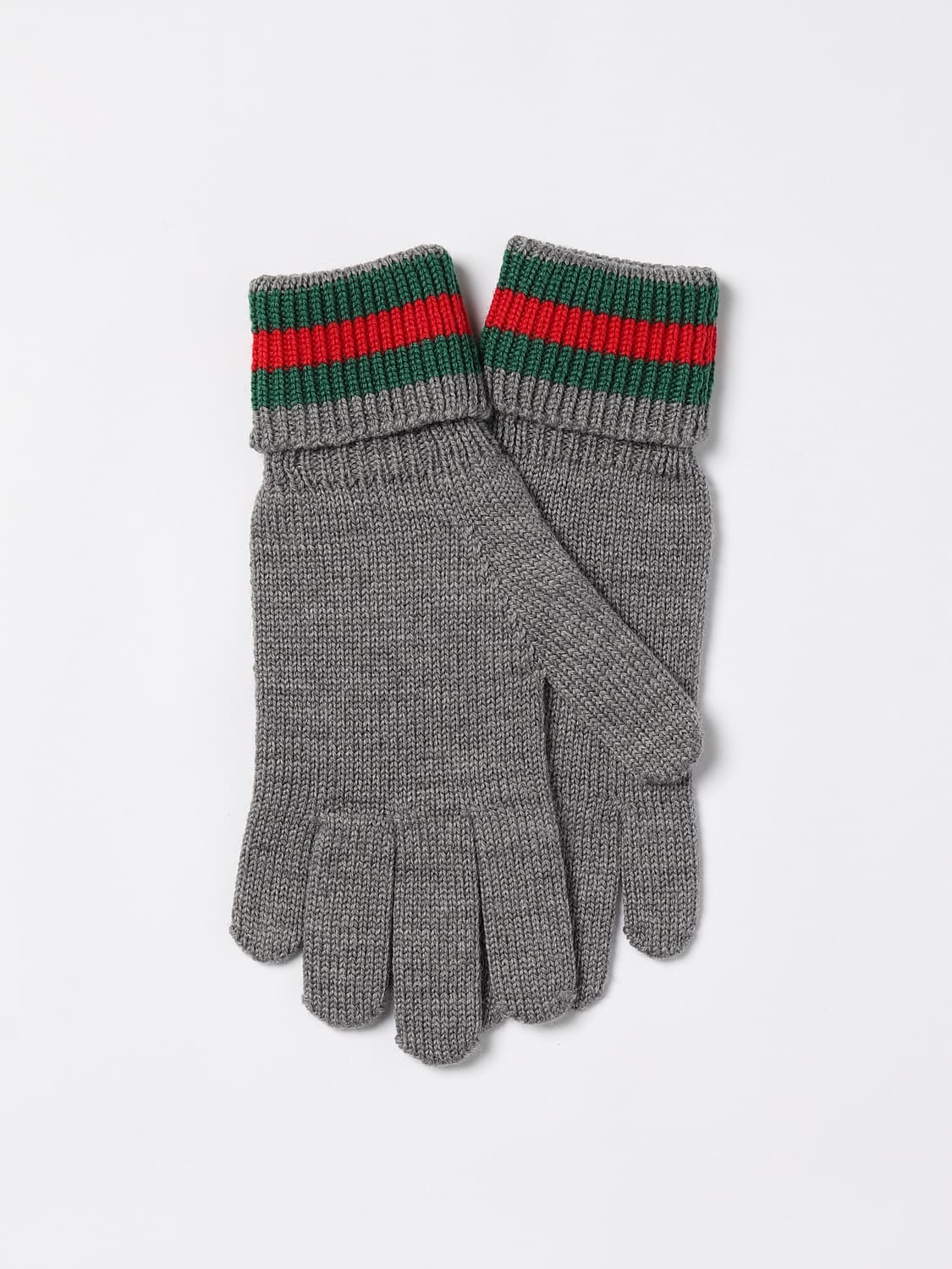 Gucci Gloves kids - Grey | 7927064K206 | GIGLIO.COM