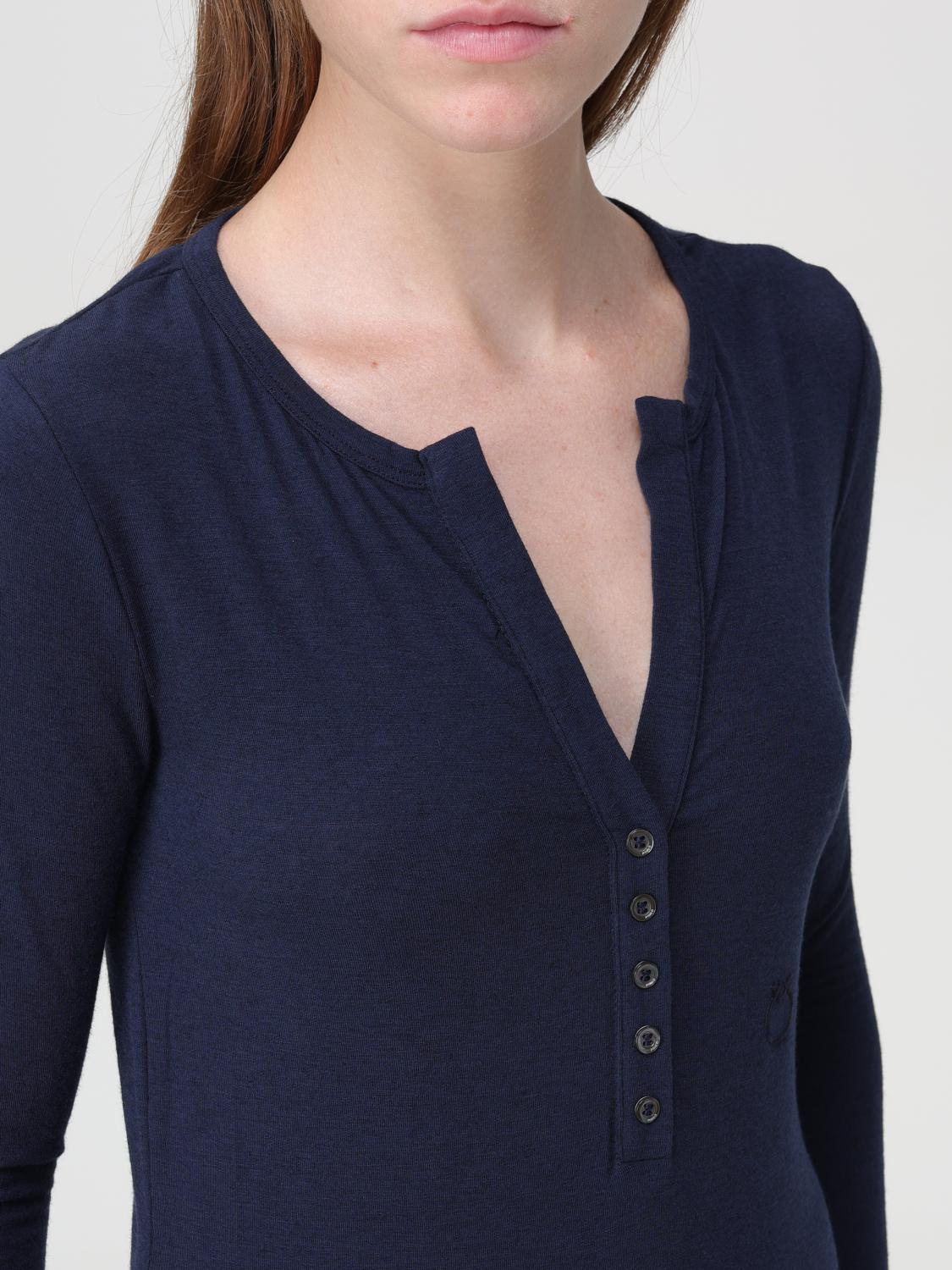 PINKO CAMISETA: Jersey mujer Pinko, Azul Oscuro - Img 3