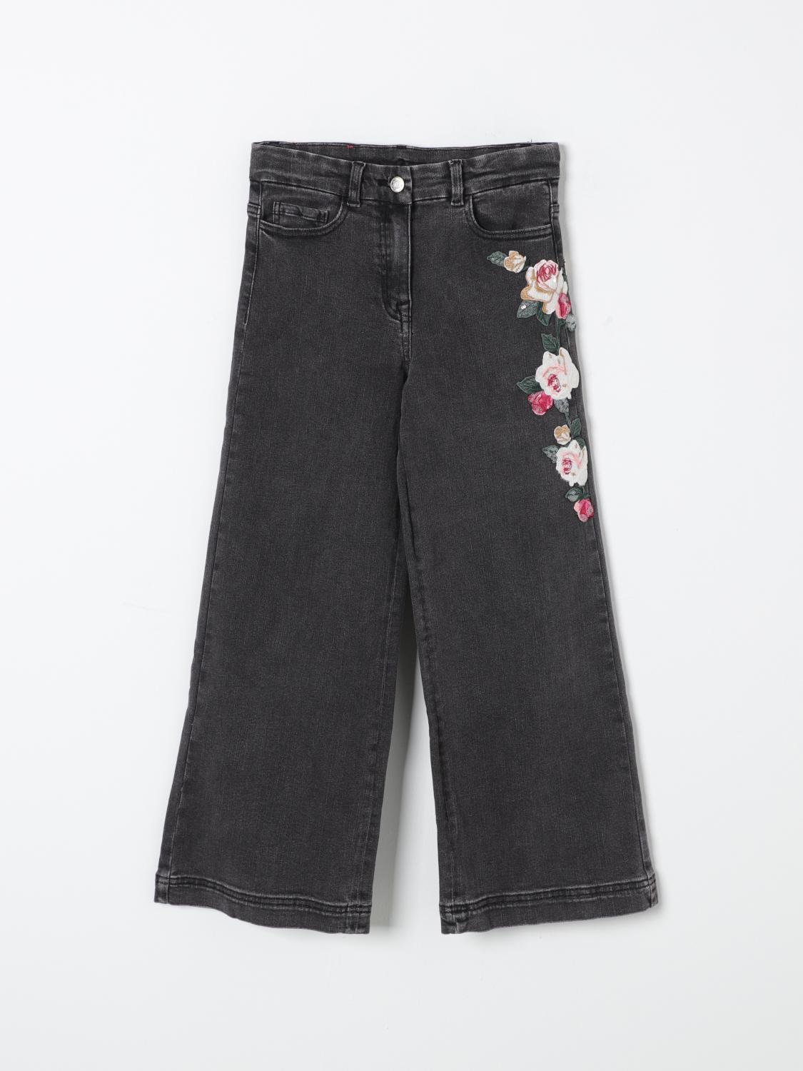 MONNALISA JEANS: Jeans kinder Monnalisa, Schwarz - Img 1