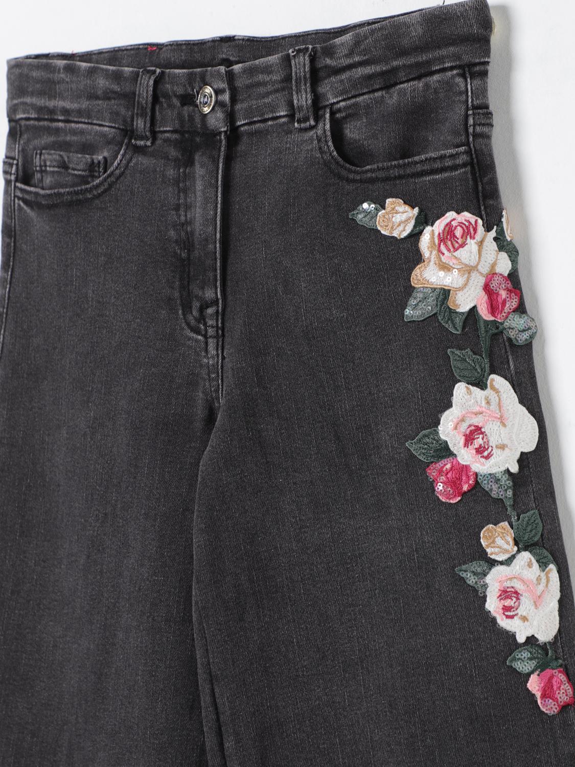 MONNALISA JEANS: Jeans kinder Monnalisa, Schwarz - Img 3